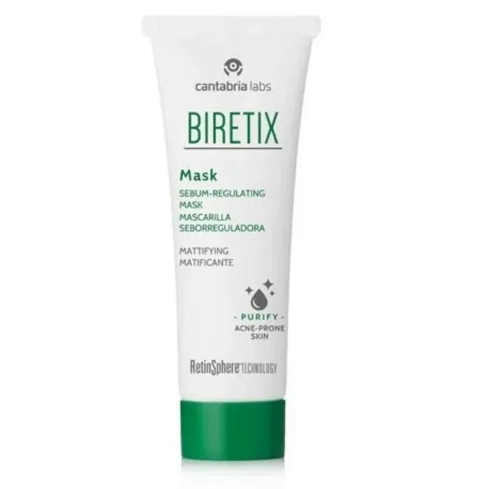 ¡Bienvenido a DermaBella con la rejuvenecedora Biretix Mask Mascarilla x 25ml! Esta mascarilla ha sido diseñada para brindar un tratamiento intensivo, revitalizando la piel y proporcionando una sensación de frescura y renovación.