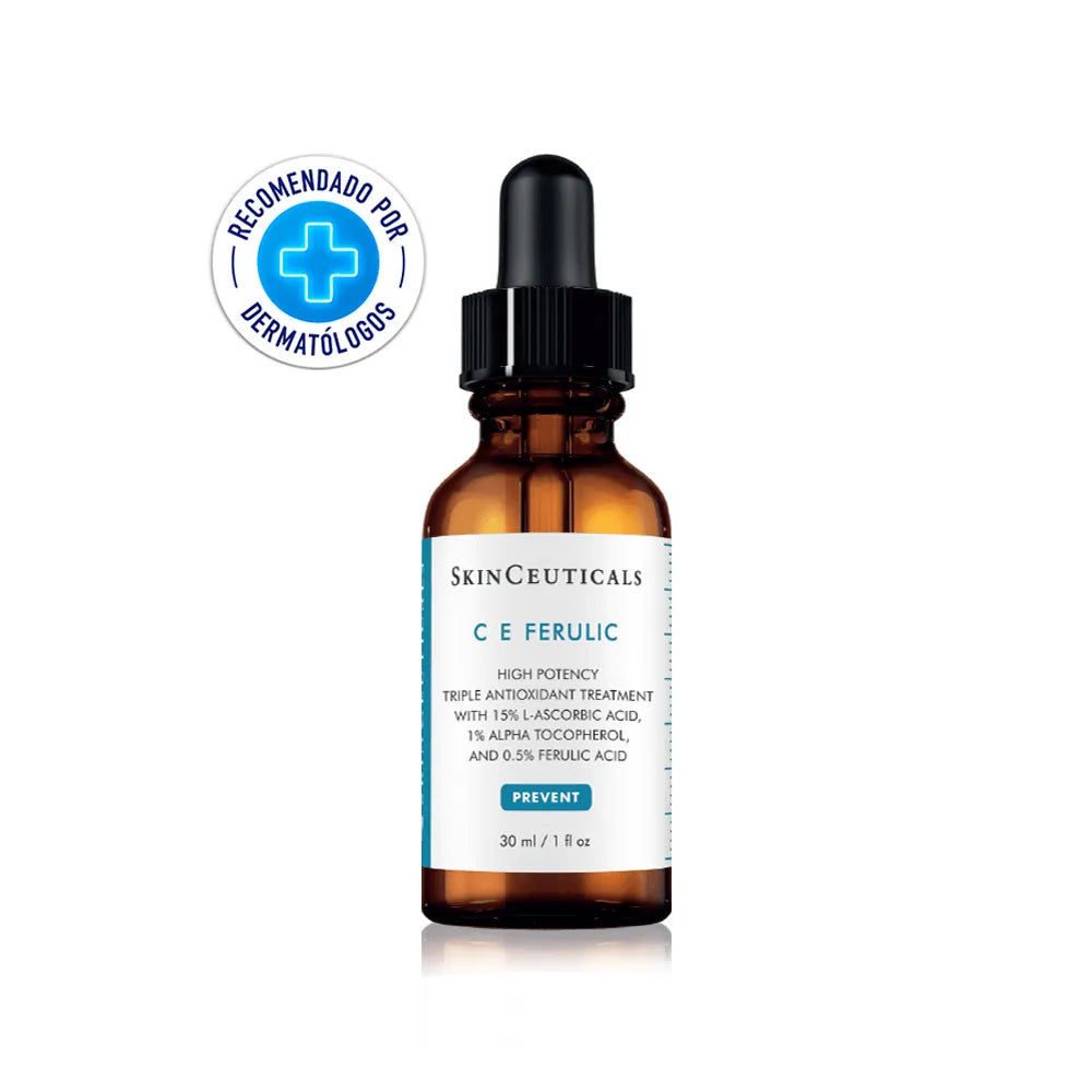 ¡Bienvenido a Dermabella con el prestigioso CE Ferulic x 30ml! Este serum ha sido cuidadosamente formulado para proporcionar a tu piel una potente combinación de vitamina C, vitamina E y ácido ferúlico, ofreciendo beneficios antioxidantes y antienvejecimiento.