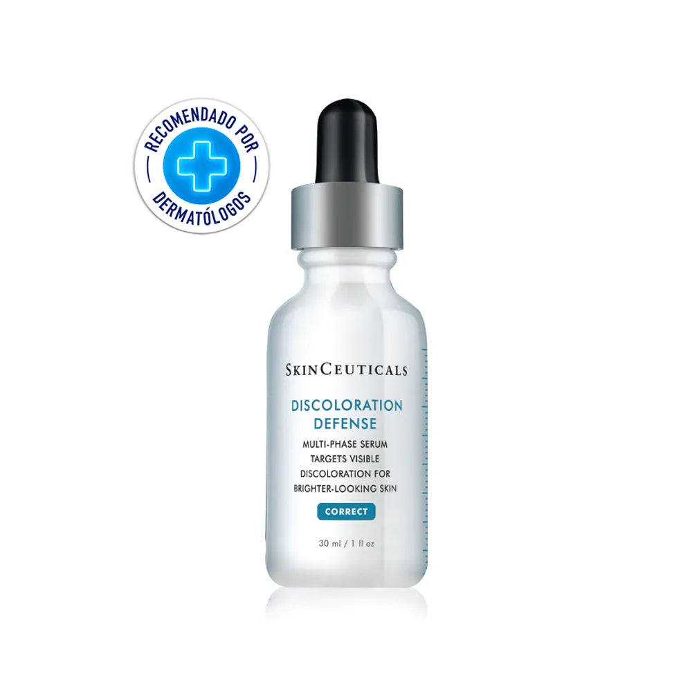 Descubre el poder de la corrección de la decoloración con Discoloration Defense, ahora disponible en DermaBella en su presentación de 30 ml. Este tratamiento avanzado está formulado para abordar eficazmente problemas de pigmentación y decoloración de la piel.