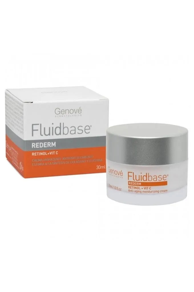 Descubre el poder de la renovación y la luminosidad con la Crema Fluidbase Rederm Retinol + Vitamina C, ahora disponible en DermaBella. Esta crema ha sido formulada con retinol y vitamina C para brindar beneficios antioxidantes, reducir la apariencia de arrugas y mejorar la textura de la piel.