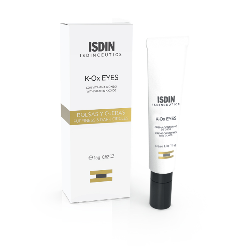 Ilumina tu mirada con Isdinceutics K-Ox Eyes, ahora disponible en DermaBella. Este contorno de ojos avanzado ha sido formulado para combatir los signos de fatiga y envejecimiento alrededor de los ojos, ofreciendo una solución completa para revitalizar esta área delicada.