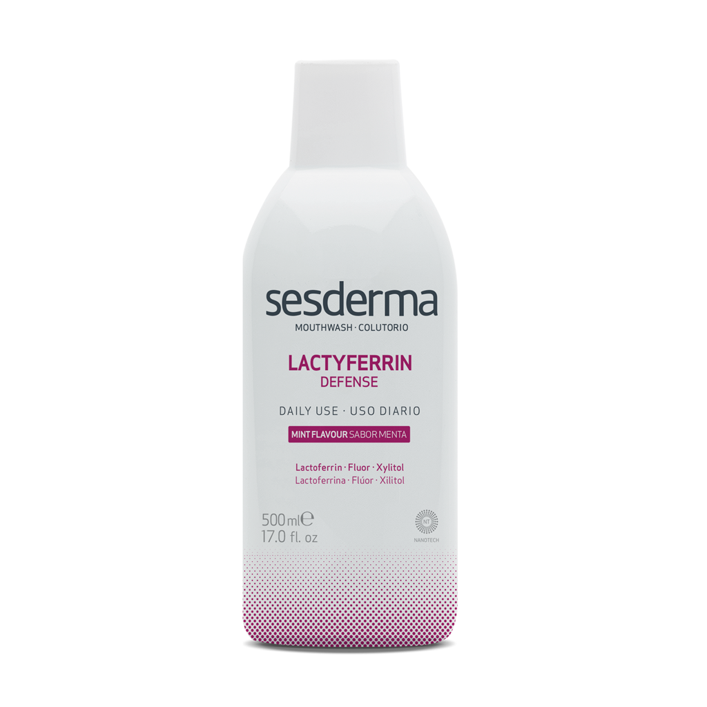Descubre una protección bucal completa con el Colutorio Lactyferrin Defense, disponible en DermaBella. Este enjuague bucal ha sido formulado para proporcionar una defensa efectiva contra las bacterias y promover la salud bucal.