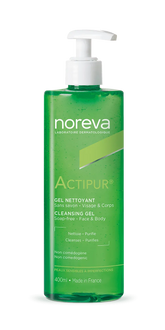 Experimenta una limpieza profunda con Noreva Actipur Cleansing Gel, ahora disponible en DermaBella. Este gel limpiador ha sido formulado para purificar la piel propensa al acné, dejándola limpia y fresca.