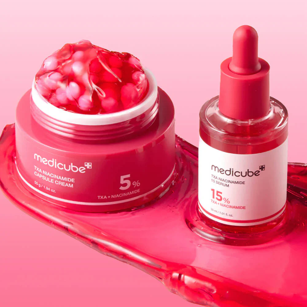 Anua Niacinamide vs Medicube Kojic vs Medicube TXA: cuál sérum antimanchas coreano comprar