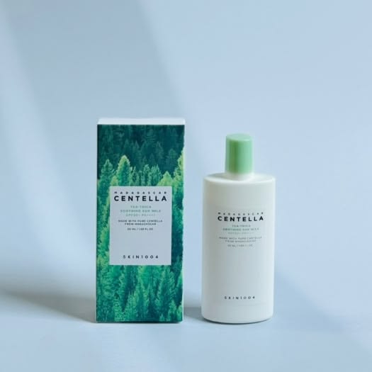SKIN1004 Tea-Trica Soothing Sun Milk SPF50+: el protector solar coreano para piel ultra sensible