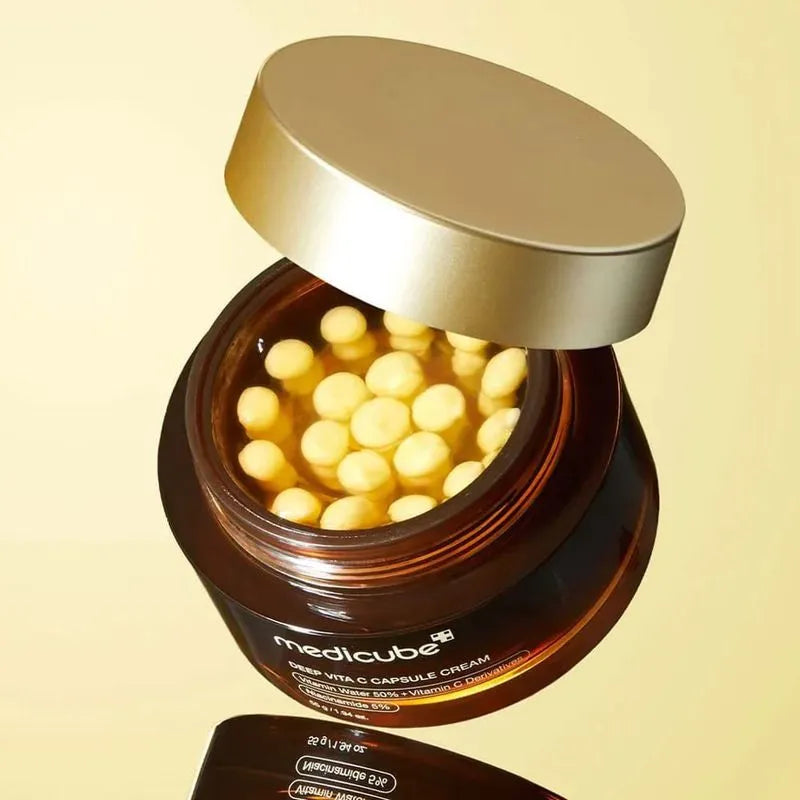 Medicube Deep Vita C Capsule Cream | Crema Coreana con Vitamina C Iluminadora