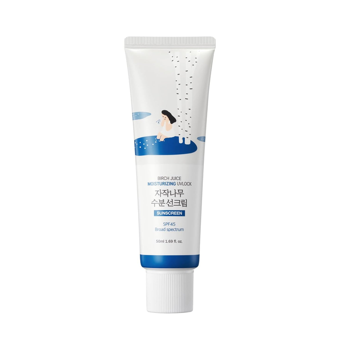 ROUND LAB Birch Juice Moisturizing Sunscreen SPF50+ | Protector Solar Coreano Hidratante