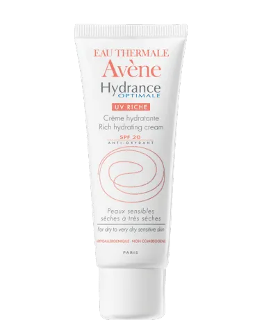 ¡En DermaBella, te presentamos con entusiasmo la lujosa AV Hydrance Optimale Riche UV x 40ml! Esta crema rica no solo es un producto para el cuidado de la piel, es una experiencia indulgente que mimará tu piel con una hidratación profunda y una protección solar esencial.