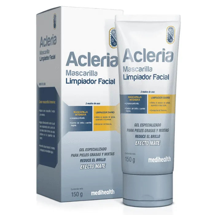 La Acleria Mascarilla Limpiador Facial es un producto innovador diseñado para brindar una limpieza profunda y efectiva a tu piel. Esta mascarilla facial está formulada con ingredientes de alta calidad que ayudan a eliminar las impurezas, el exceso de grasa y las células muertas de la piel, dejándola fresca, suave y radiante.