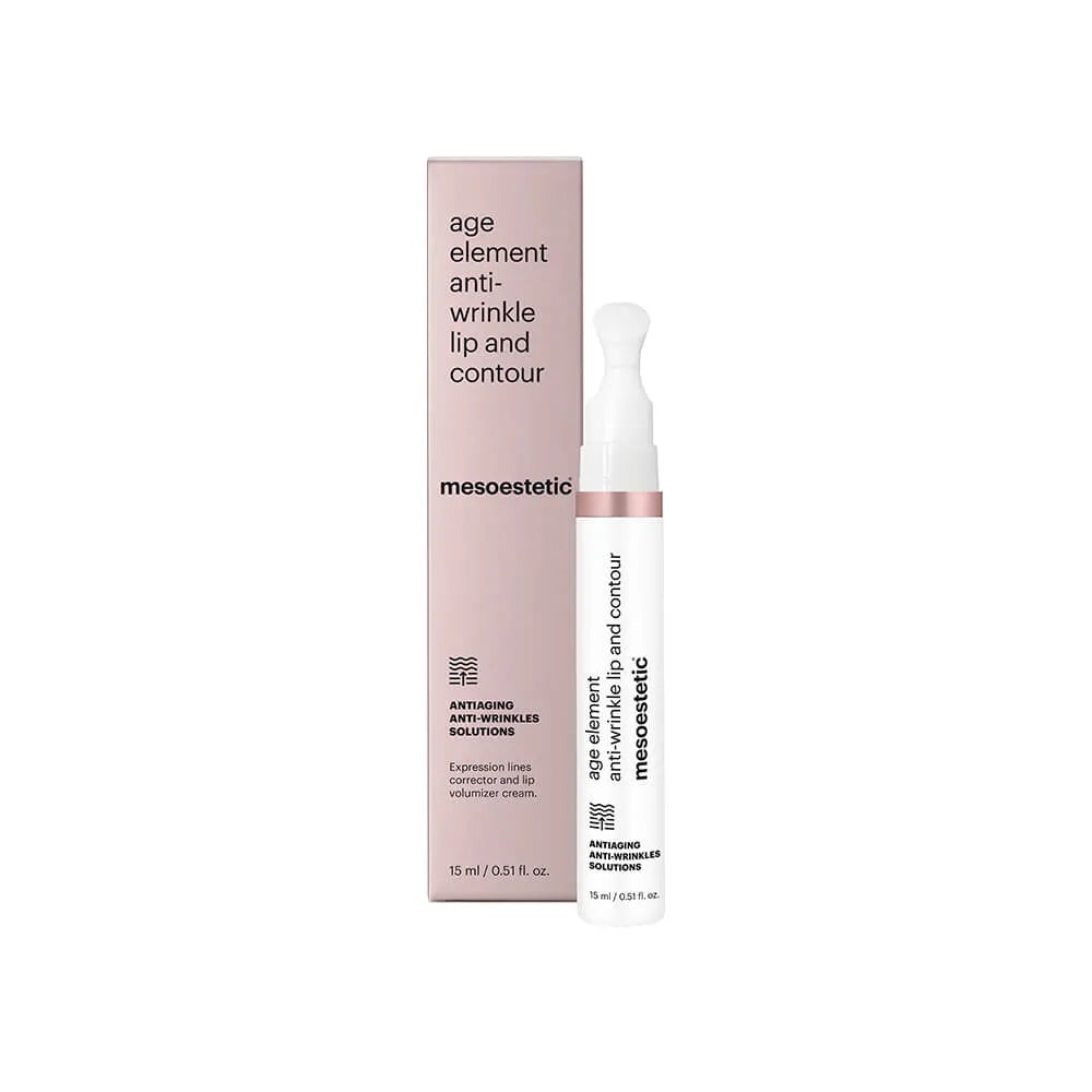 En la tienda DermaBella, puedes encontrar la Crema Correctora de Labios Age Element Antiarrugas en una presentación de 15 ml. Este producto está especialmente formulado para tratar las arrugas y líneas finas en los labios.