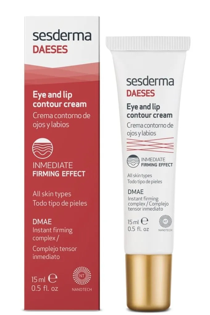 Embellece la delicada área de tus ojos y labios con la Crema Contorno Daeses, ahora disponible en DermaBella en su presentación de 15 ml. Esta crema está diseñada específicamente para combatir los signos del envejecimiento alrededor de los ojos y los labios.