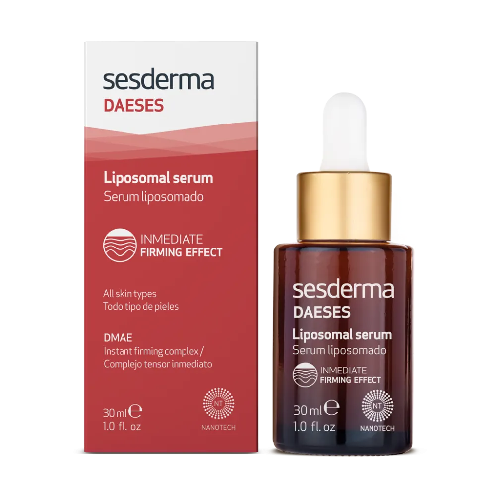 Enriquece tu rutina de cuidado facial con el Serum Liposomal Daeses, ahora disponible en DermaBella. Este suero liposomal está diseñado para proporcionar una hidratación intensiva y ayudar a mejorar la firmeza y elasticidad de la piel.