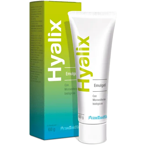 DermaBella te presenta el Emulgel Hyalix, un producto destacado para el cuidado de la piel. Este emulgel contiene ácido hialurónico, un ingrediente conocido por sus propiedades hidratantes y rejuvenecedoras.