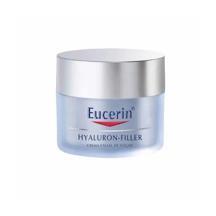 Sumérgete en el lujo de la renovación nocturna con la Crema Facial de Noche Euc Hyaluron Filler, ahora disponible en DermaBella. Esta crema ha sido diseñada específicamente para nutrir y revitalizar tu piel mientras descansas, ofreciendo beneficios intensivos durante la noche.