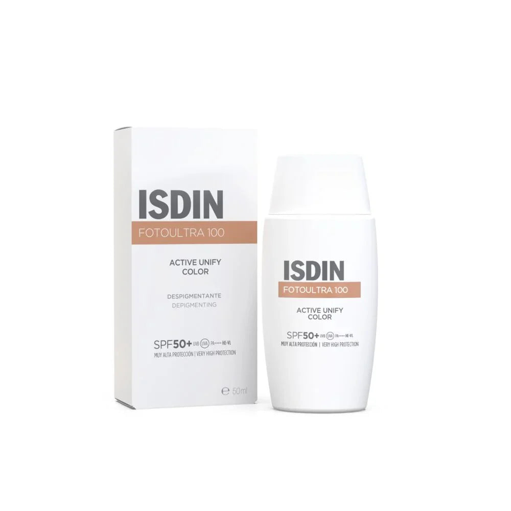 ISDIN FotoUltra 100 Active Unify SPF 50+ | Protector Solar Despigmentante