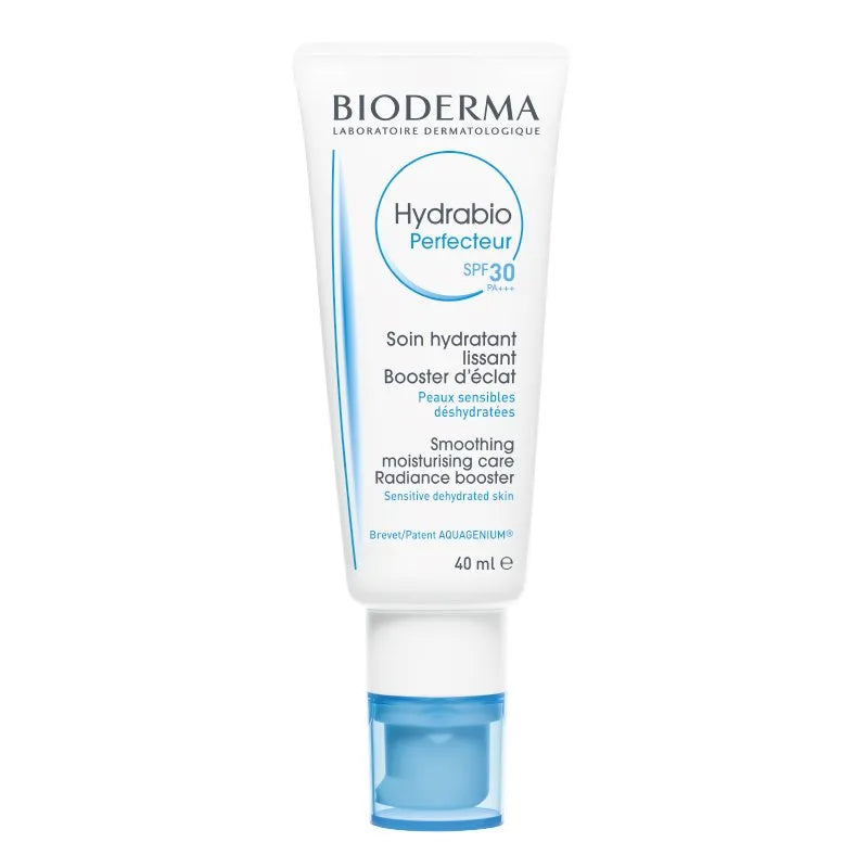 La Hydrabio Perfecteur SPF 30 es una crema hidratante con factor de protección solar de la línea Hydrabio de DermaBella. Esta crema multitarea está diseñada para hidratar la piel, protegerla de los dañinos rayos solares y proporcionar un aspecto más uniforme y radiante.