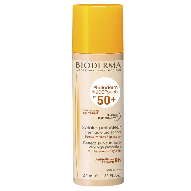 Experimenta la protección solar avanzada con un toque de elegancia con el Nude Touch SPF 50+ de Photoderm, disponible exclusivamente en nuestra tienda. Este protector solar proporciona una alta protección contra los rayos UVA/UVB y ofrece un acabado natural y sin brillos.