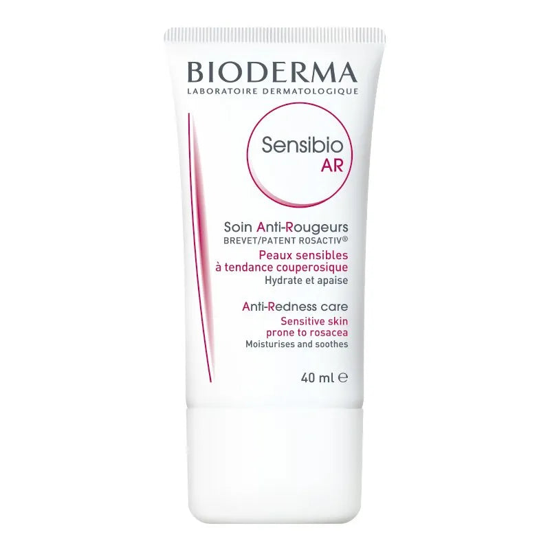 Calma y alivia la piel sensible propensa a la rosácea con nuestra exclusiva Sensibio AR Crema, disponible solo en nuestra tienda, DermaBella. Esta crema ha sido formulada con precisión para reducir las rojeces, fortalecer la barrera cutánea y proporcionar un alivio duradero.