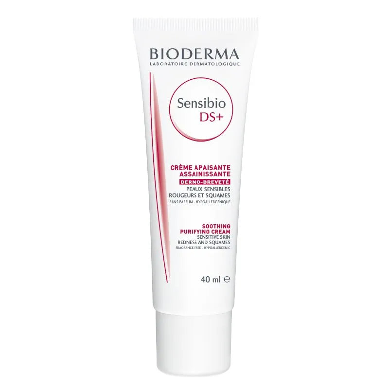 Calma y restaura la piel sensible y con tendencia a la descamación con nuestra exclusiva Sensibio DS Crema, disponible solo en nuestra tienda, DermaBella. Esta crema ha sido formulada con precisión para aliviar la irritación, reducir la descamación y mejorar la resistencia de la piel.