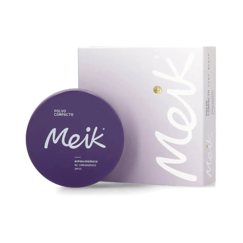 Logra un acabado impecable con el Polvo Compacto Dermatológico Meik, disponible exclusivamente en nuestra tienda. Este polvo compacto ha sido diseñado pensando en la salud de tu piel, ofreciendo una cobertura perfecta y un aspecto natural.