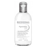 Refresca y purifica tu piel con Pigmentbio H2O, disponible exclusivamente en nuestra tienda. Esta solución micelar ha sido formulada para limpiar suavemente la piel mientras aborda la pigmentación irregular, proporcionando una piel más limpia y luminosa.