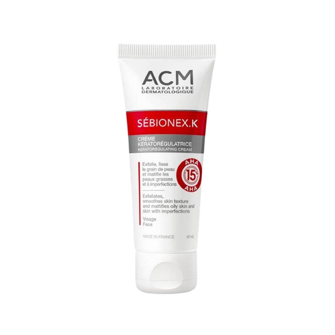 Logra un cuidado intensivo para pieles propensas al acné con nuestra exclusiva Sebionex K Crema, disponible solo en nuestra tienda, DermaBella. Esta crema ha sido formulada con precisión para tratar las imperfecciones, controlar el exceso de grasa y promover una piel más clara y equilibrada.