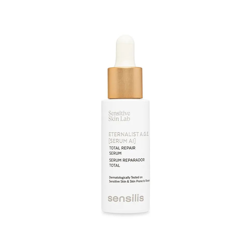 Revela la belleza eterna de tu piel con nuestro exclusivo Sensilis Eternalist Serum, disponible solo en nuestra tienda, DermaBella. Este suero ha sido cuidadosamente formulado para combatir los signos del envejecimiento, proporcionando una acción antiedad intensiva y restauradora.