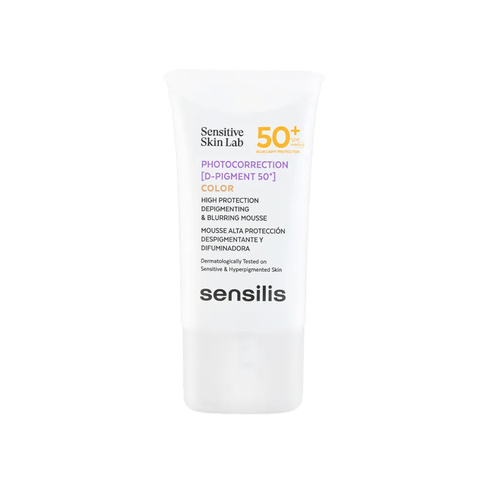 Protege y embellece tu piel con nuestro exclusivo Sensilis Photocorrection D-Pigment 50+ Color, disponible solo en nuestra tienda, DermaBella. Este protector solar ha sido cuidadosamente formulado para proporcionar una protección efectiva contra los daños causados por el sol, al mismo tiempo que corrige y unifica el tono de la piel.