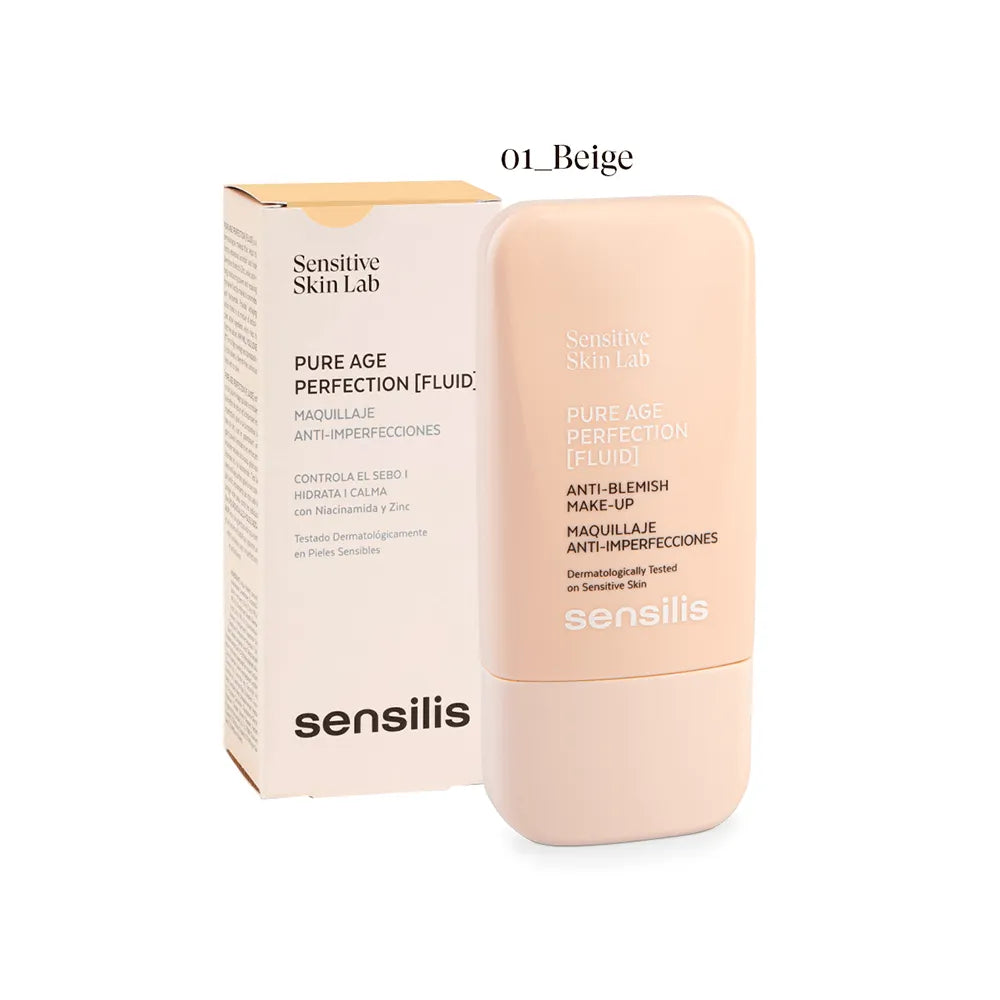 Obtén un aspecto impecable y cuida tu piel con nuestro exclusivo Sensilis Pure Age Perfection – Maquillaje Anti-imperfecciones, disponible solo en nuestra tienda, DermaBella. Este maquillaje ha sido cuidadosamente formulado para proporcionar una cobertura perfecta, al mismo tiempo que trata y mejora las imperfecciones de la piel.