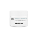 Deja que tu piel se regenere durante la noche con nuestra exclusiva Sensilis Supreme Crema de Noche Reparadora, disponible solo en nuestra tienda, DermaBella. Esta crema ha sido cuidadosamente formulada para proporcionar una hidratación intensiva y promover la reparación celular mientras duermes.