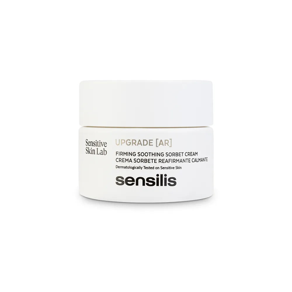 Eleva el cuidado de tu piel con nuestra exclusiva Sensilis Upgrade AR Crema Sorbete Reafirmante Calmante, disponible solo en nuestra tienda, DermaBella. Esta crema sorbete ha sido cuidadosamente formulada para proporcionar una hidratación profunda, reafirmar la piel y aliviar la sensibilidad.