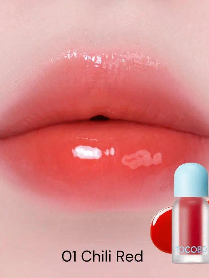 TOCOBO Juicy Berry Plumping Lip Oil Chill Red x 4gr