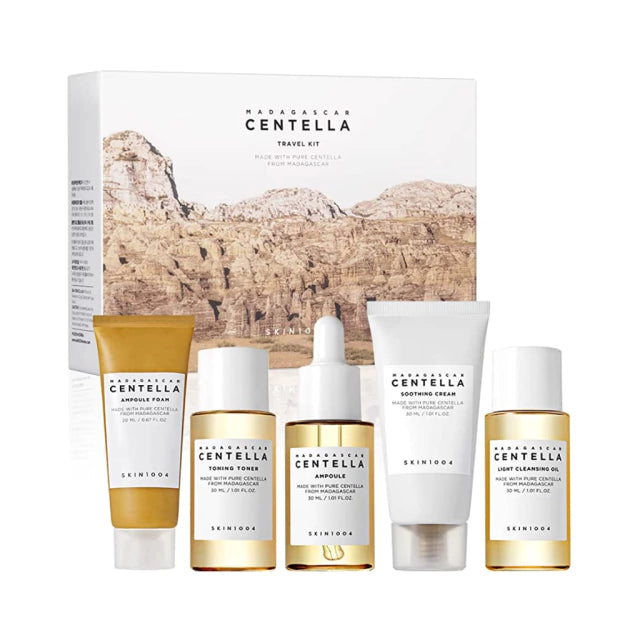 SKIN1004 Madagascar Centella Travel Kit (5 Productos) | Kit Coreano Calmante e Hidratante