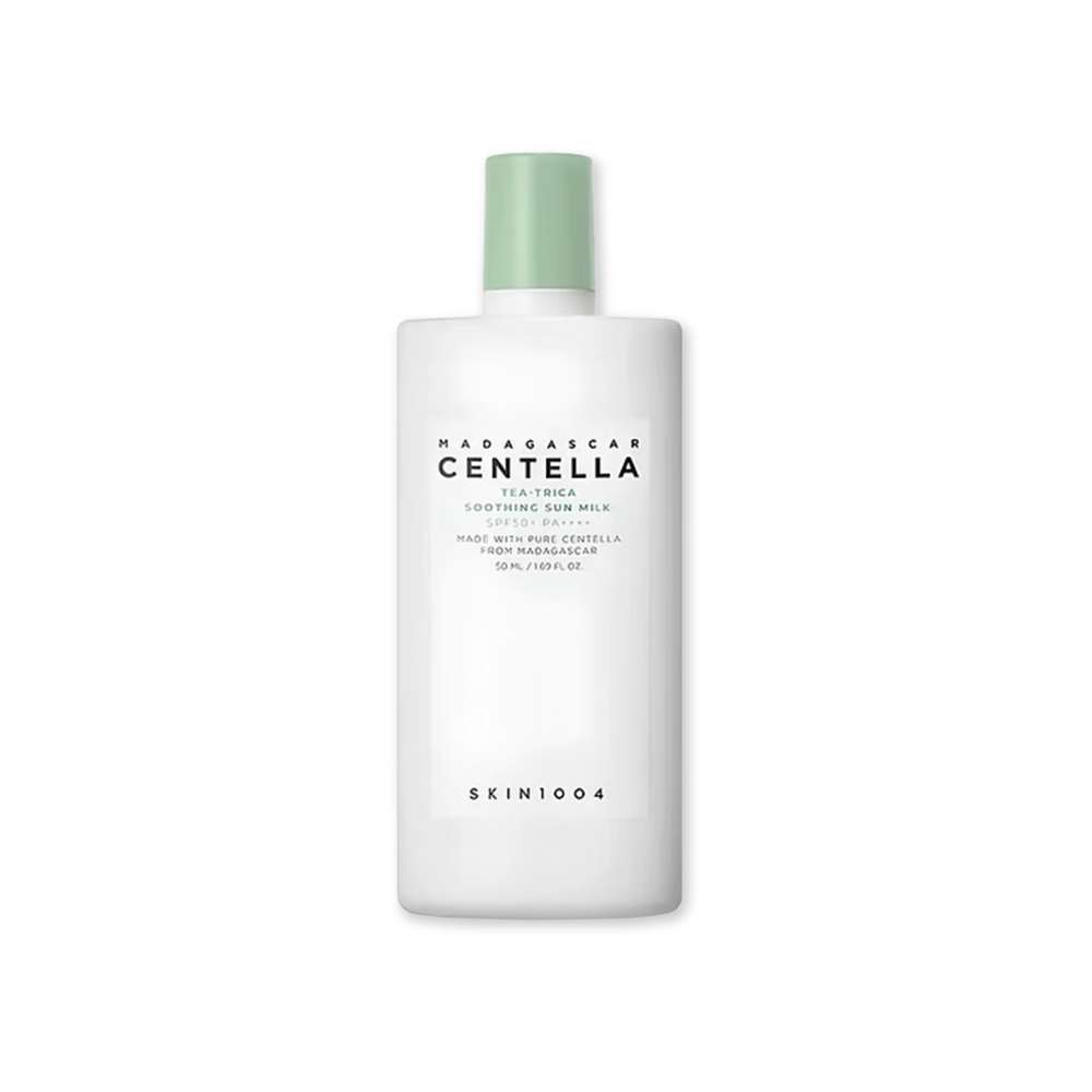 SKIN1004 Tea-Trica Soothing Sun Milk SPF50+ | Protector Solar Coreano para Piel con Acné